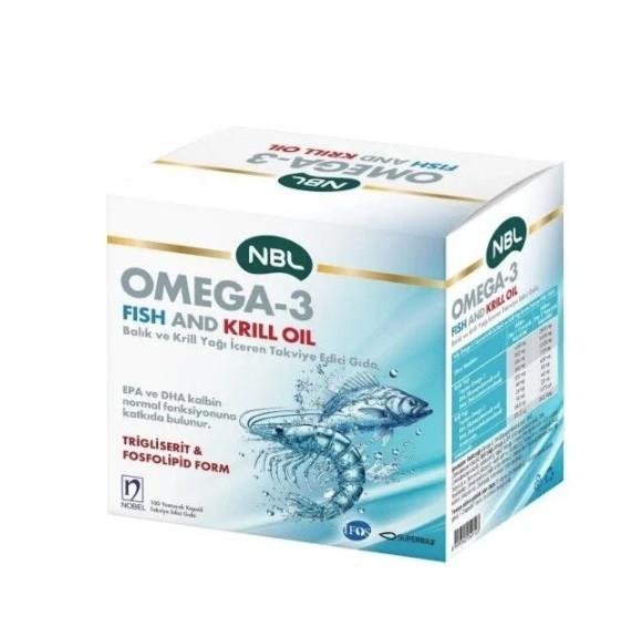 NBLOMEGA-3 / BALIK YAĞLARINBL Omega-3 Balık ve Krill Oil 100 Yumuşak Kapsül