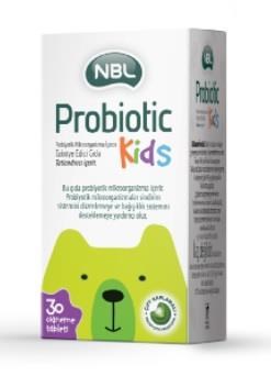NBLPROBİYOTİKLERNBL Probiotic Kids 30 Çiğneme Tableti