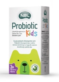 NBLPROBİYOTİKLERNBL Probiotic Kids 30 Çiğneme Tableti