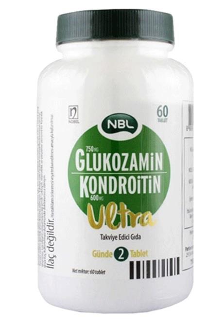 NBLVİTAMİN-MİNERALLERNBL Glukozamin Kondroitin Ultra 60 Tablet