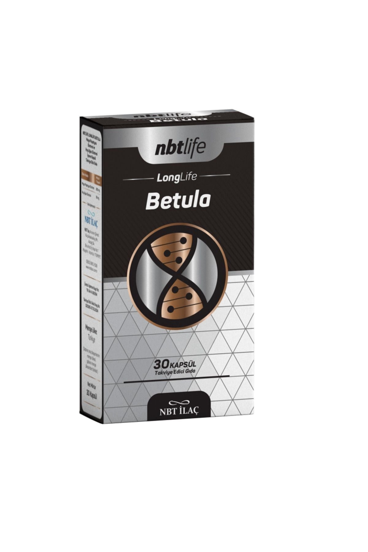 NBTVİTAMİN-MİNERALLERNbt Life Longlife Betula 30 Kapsül