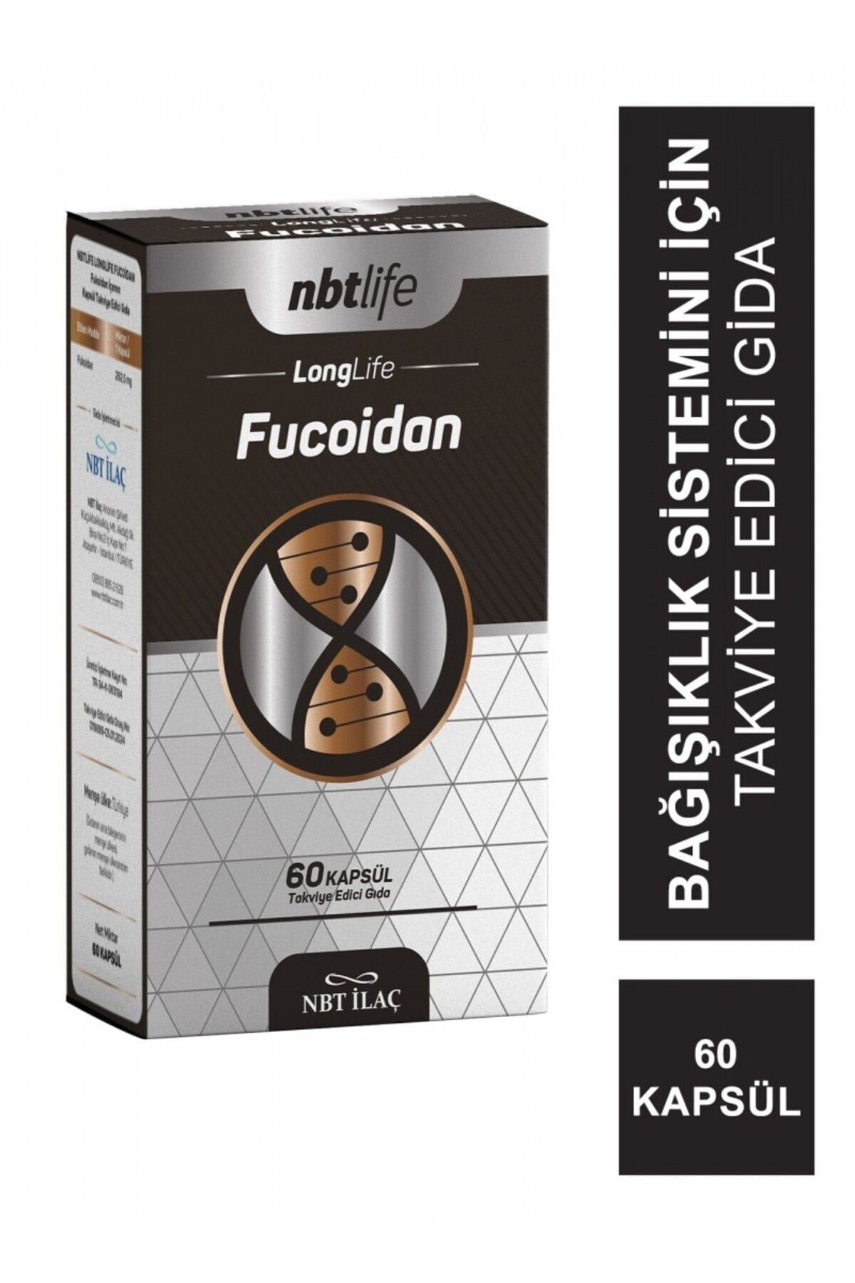 NBTVİTAMİN-MİNERALLERNbt Life Longlife Fucoidan 60 Kapsül