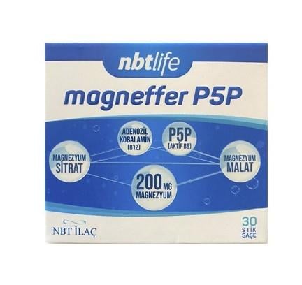 NBTVİTAMİN-MİNERALLERNbt Life Magneffer P5P 30 Saşe