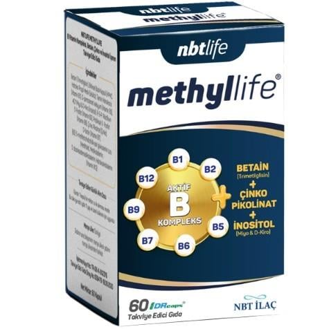NBTVİTAMİN-MİNERALLERNbt Life Methyllife 60 Kapsül