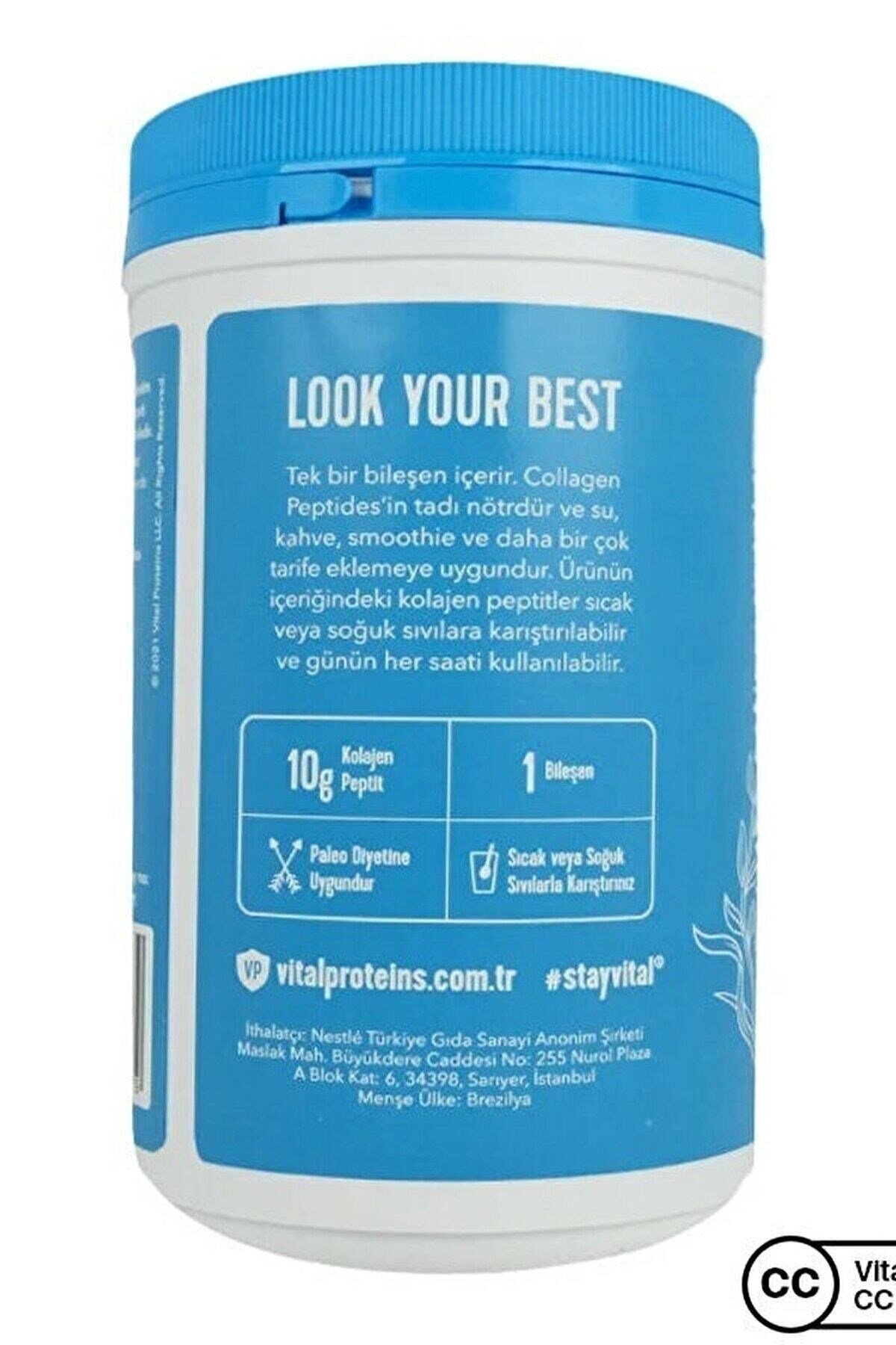 NESTLEKOLAJENLERVital Proteins Collagen Peptides Nötr Tat 284 gr