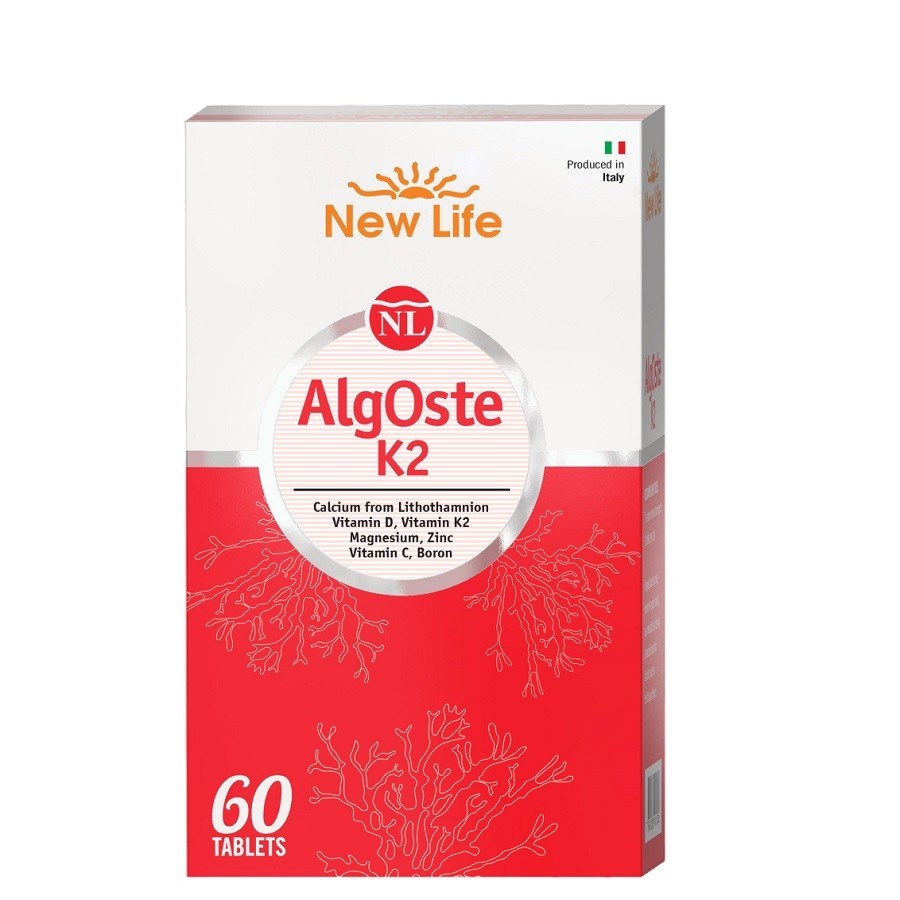 NEW LIFEVİTAMİN-MİNERALLERNew Life Algoste K2 60 Tablet