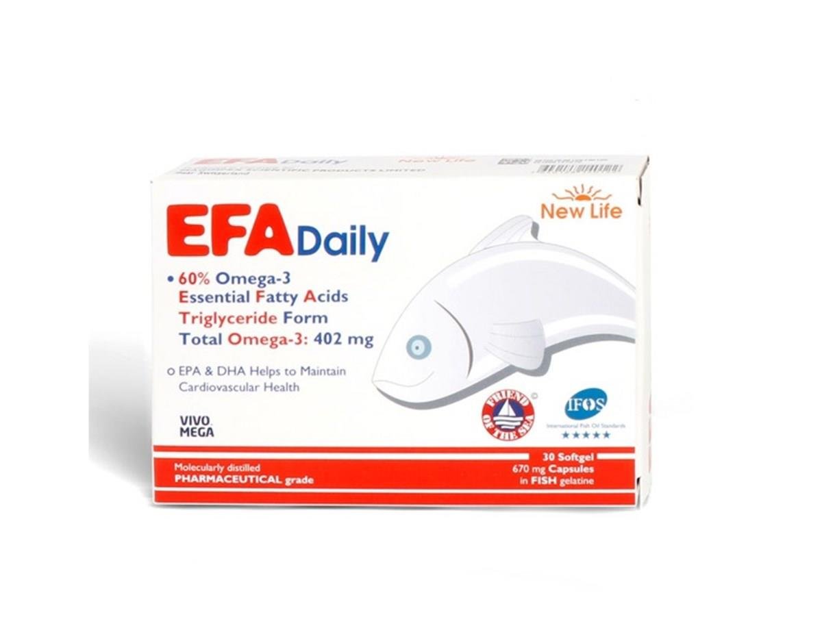NEWLİFEOMEGA-3 / BALIK YAĞLARINew Life EFA Daily Omega-3 30 Kapsül
