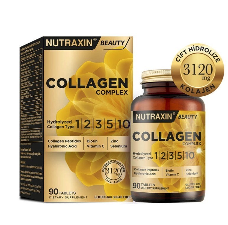NUTRAXINKOLAJENLERNutraxin Beauty Collagen Complex 90 Tablet