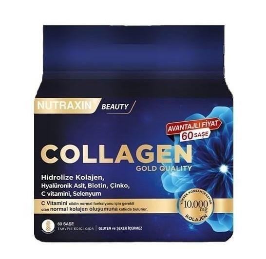 NUTRAXINKOLAJENLERNutraxin Collagen Gold Quality 10.000 mg 60 Saşe