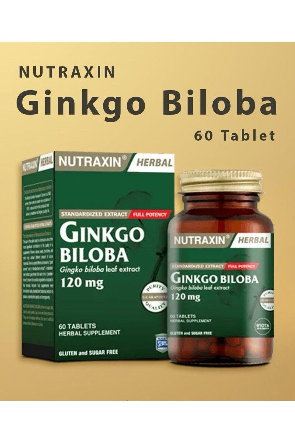 NUTRAXINVİTAMİN-MİNERALLERNutraxin Ginkgo Biloba 60 Kapsül