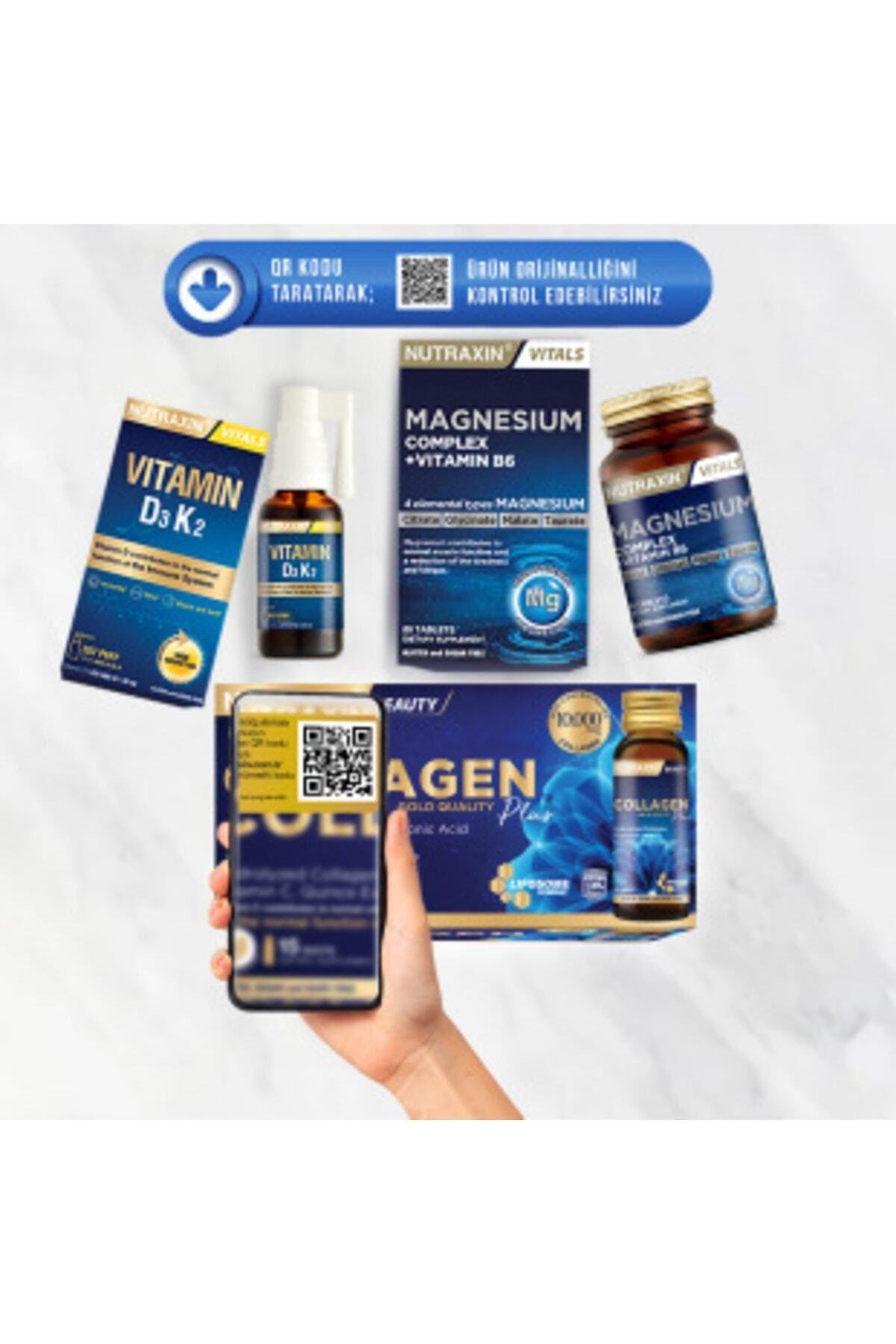 NUTRAXINVİTAMİN-MİNERALLERNutraxin Magnesium Complex Vitamin B6 60 Tablet