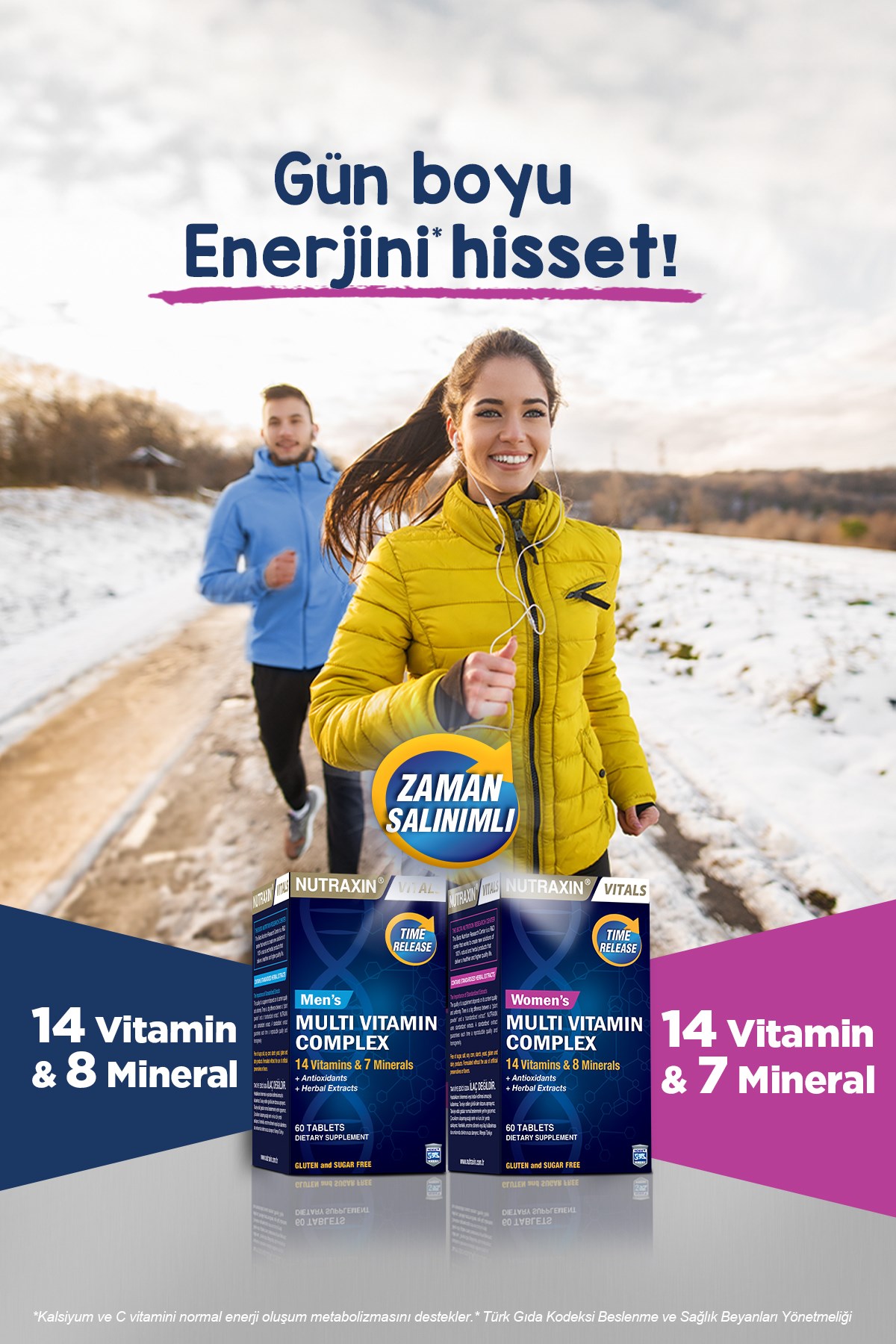 NUTRAXINVİTAMİN-MİNERALLERNutraxin Women's Multi Vitamin Complex 60 Tablet