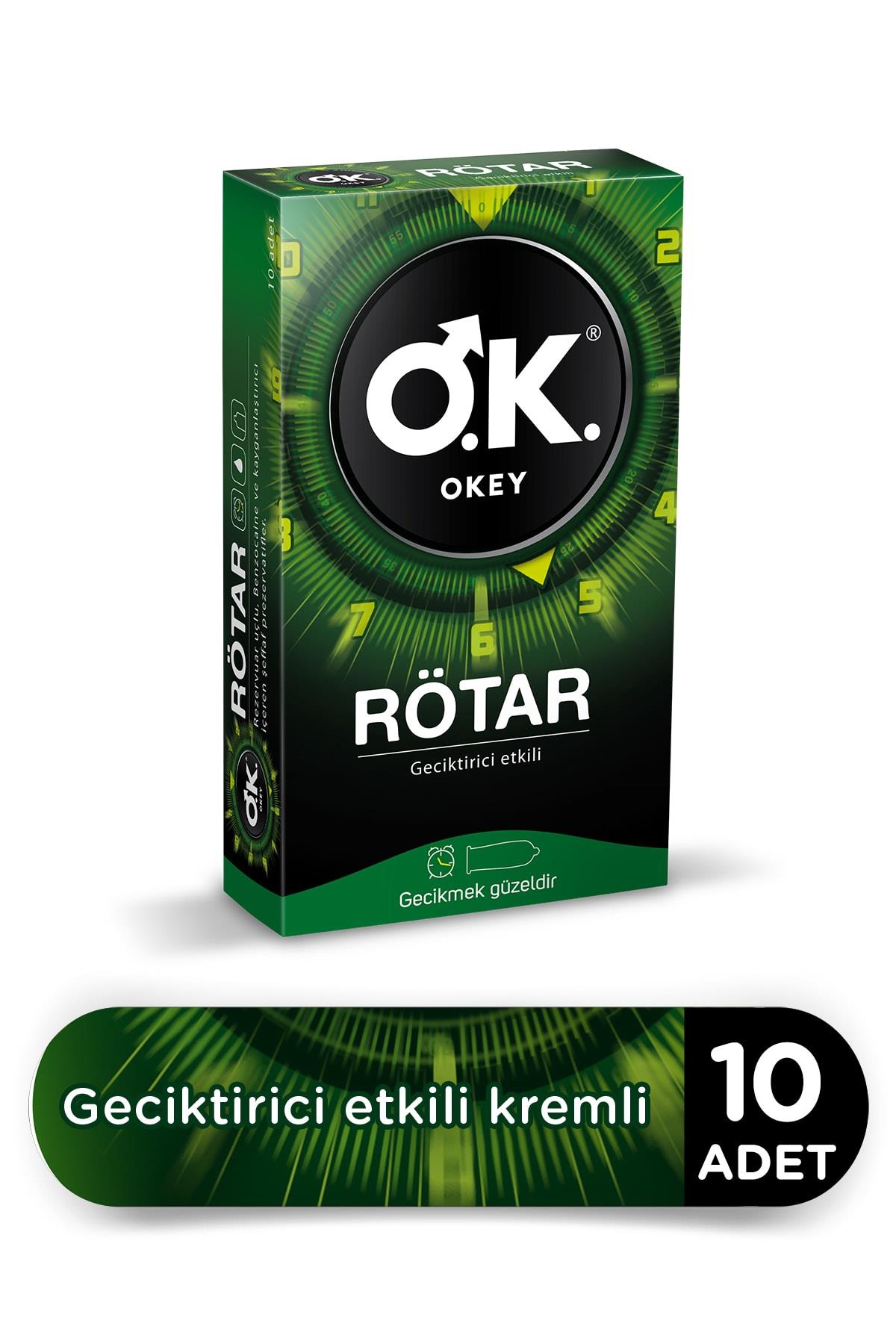 OKEYKAYGANLAŞTIRICI VE DİĞER ÜRÜNLEROkey Prezervatif Rötar 10'lu