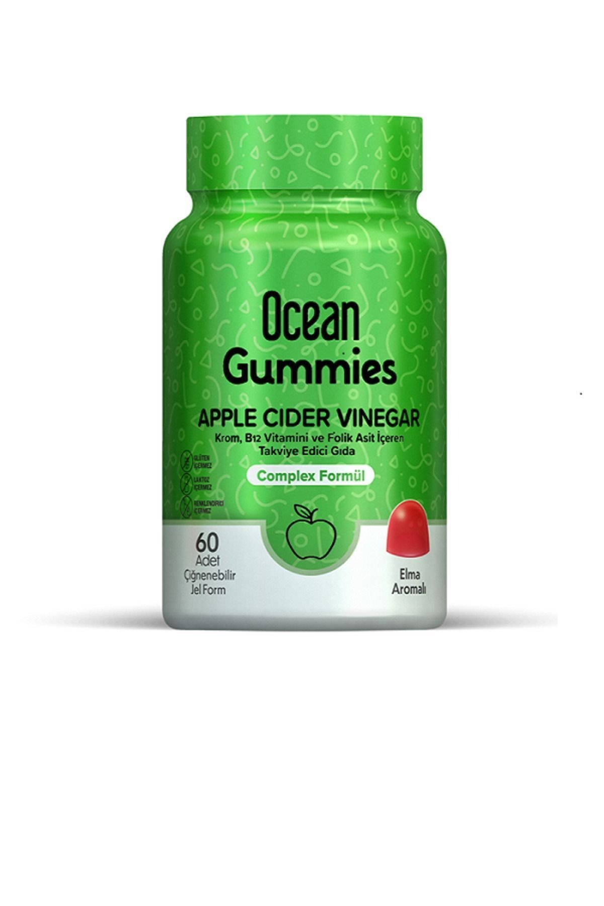 ORZAXÇOCUKLAR İÇİN BESİN TAKVİYELERİOrzax Ocean Gummies Apple Cider Vinegar 60 Adet Çiğnenebilir Form