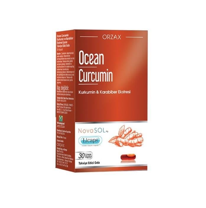 ORZAXVİTAMİN-MİNERALLEROrzax Ocean Curcumin 30 Kapsül