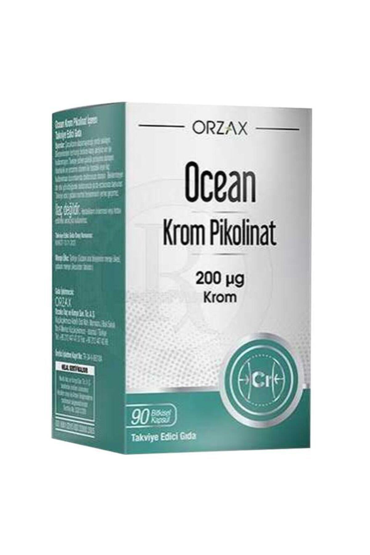 ORZAXVİTAMİN-MİNERALLEROrzax Ocean Krom Pikolinat 20 Mcg 90 Kapsül