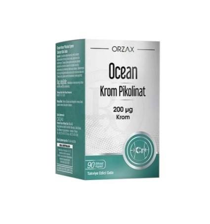 ORZAXVİTAMİN-MİNERALLEROrzax Ocean Krom Pikolinat 20 Mcg 90 Kapsül