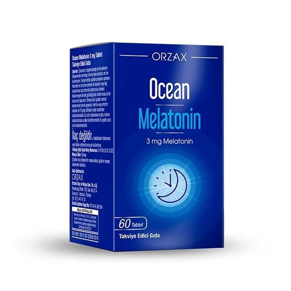 ORZAXVİTAMİN-MİNERALLEROrzax Ocean Melatonin 3 mg 60 Tablet