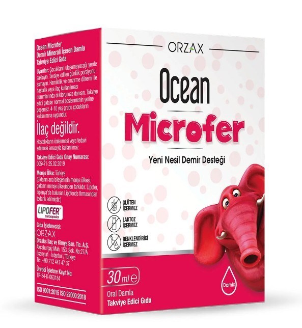 ORZAXVİTAMİN-MİNERALLEROrzax Ocean Microfer 30 ml