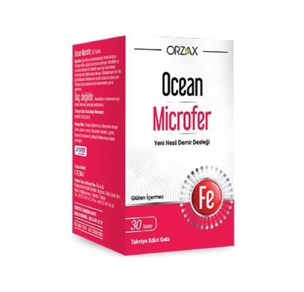 ORZAXVİTAMİN-MİNERALLEROrzax Ocean Ocean Microfer 30 Tablet