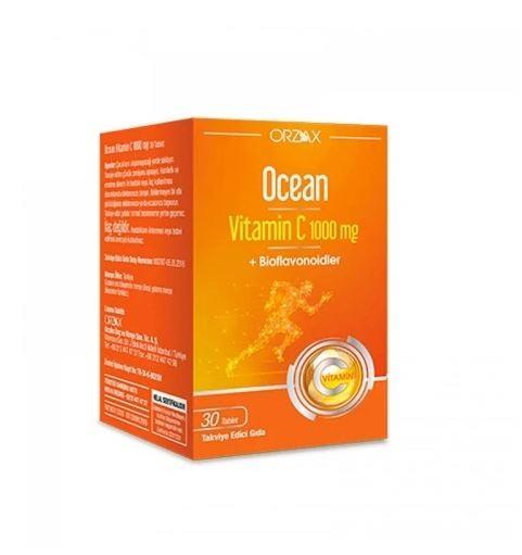 ORZAXVİTAMİN-MİNERALLEROrzax Ocean Vitamin C 1000 mg 30 Tablet