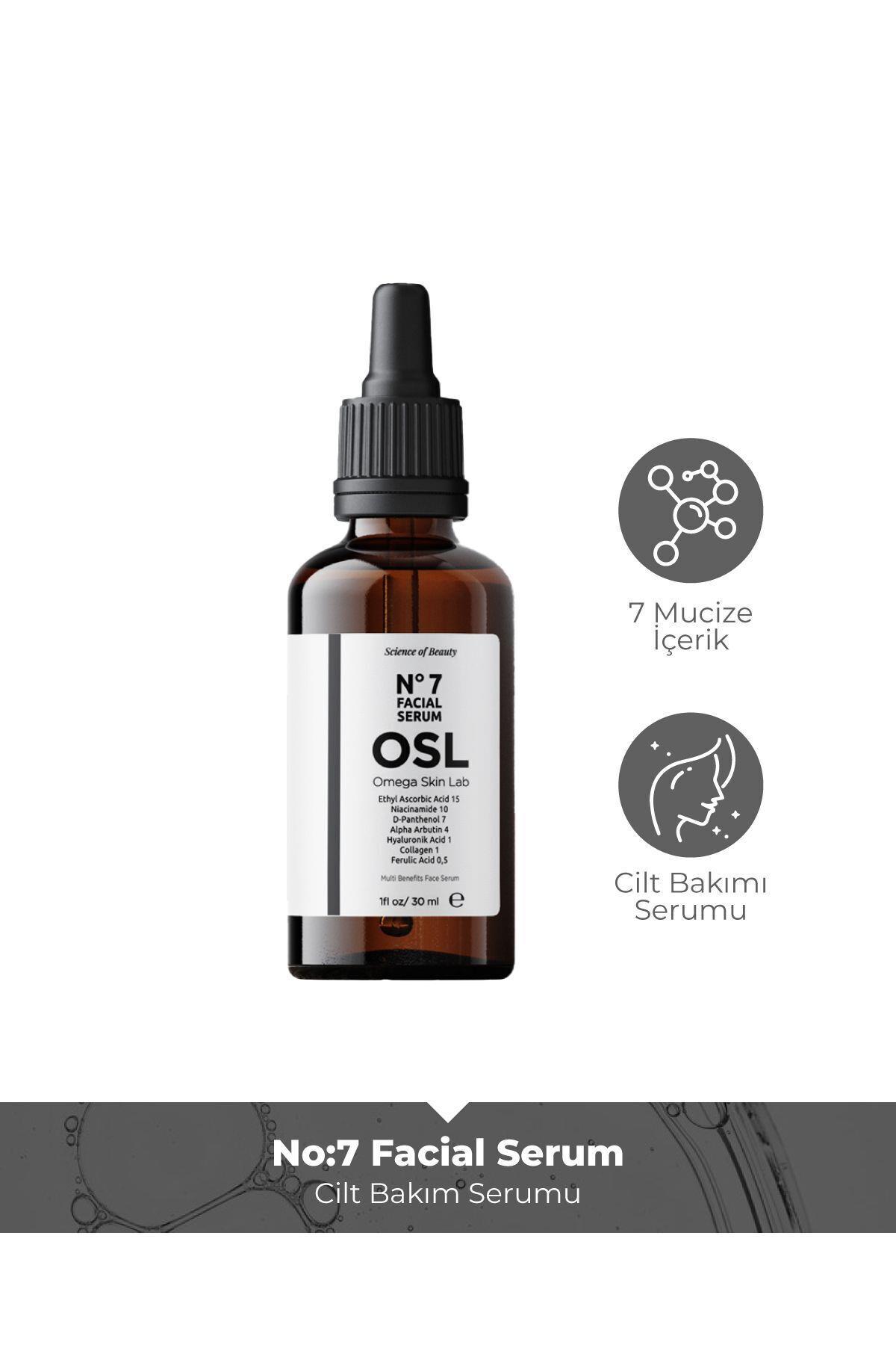 Osl Omega Skin LabCİLT BAKIM SERUMLARIOSL Omega Skin Lab No 7 Facial Serum 30 ml