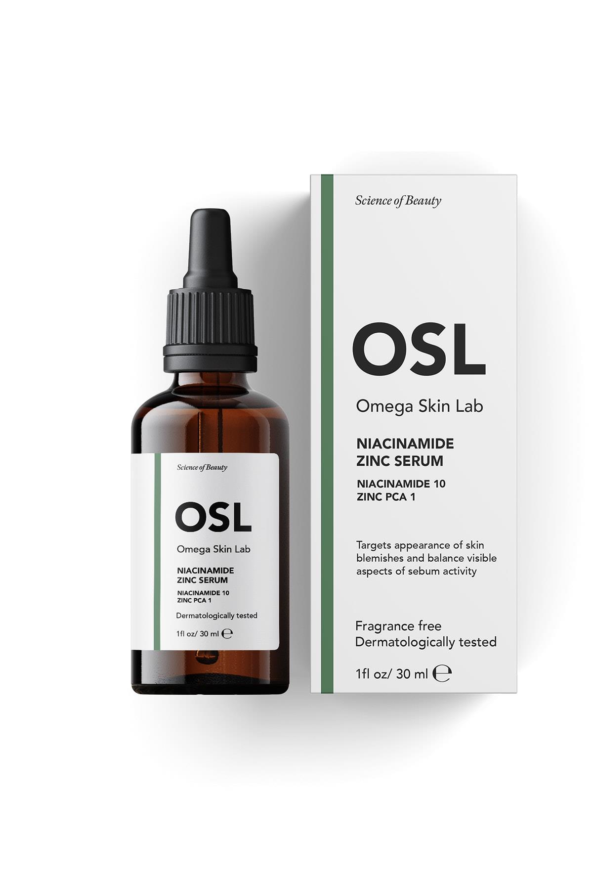 Osl Omega Skin LabCİLT BAKIM SERUMLARIOsl Omega Skin Lab Niacinamide Zinc Serum 30 ml