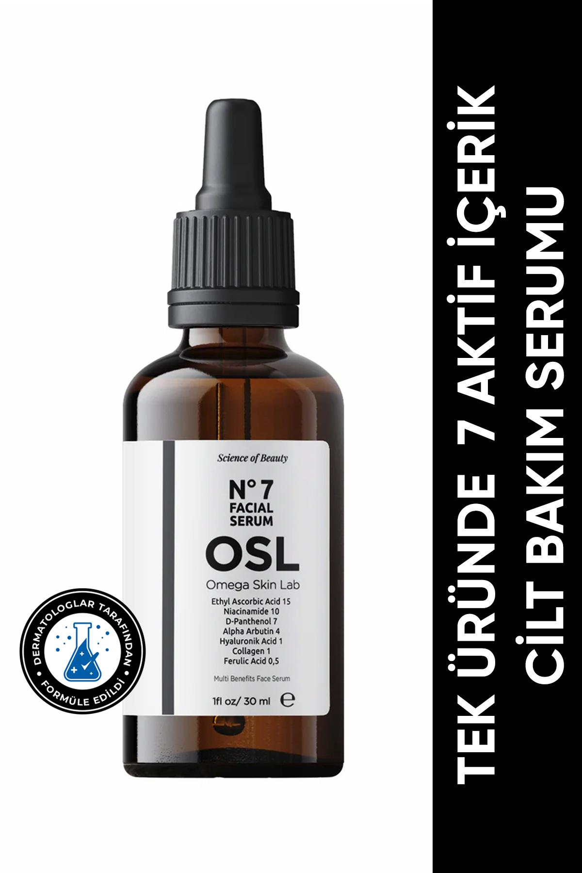 Osl Omega Skin LabCİLT BAKIM SERUMLARIOSL Omega Skin Lab No 7 Facial Serum 30 ml