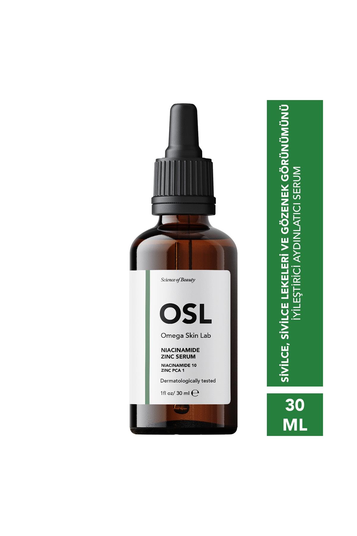 Osl Omega Skin LabCİLT BAKIM SERUMLARIOsl Omega Skin Lab Niacinamide Zinc Serum 30 ml