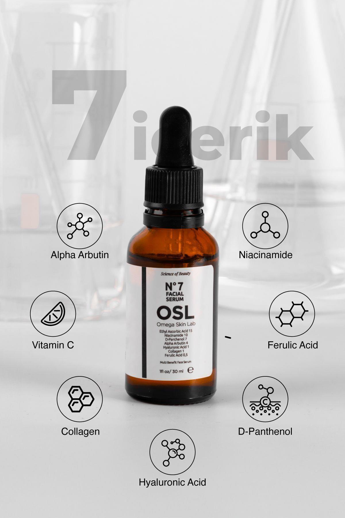 Osl Omega Skin LabCİLT BAKIM SERUMLARIOSL Omega Skin Lab No 7 Facial Serum 30 ml