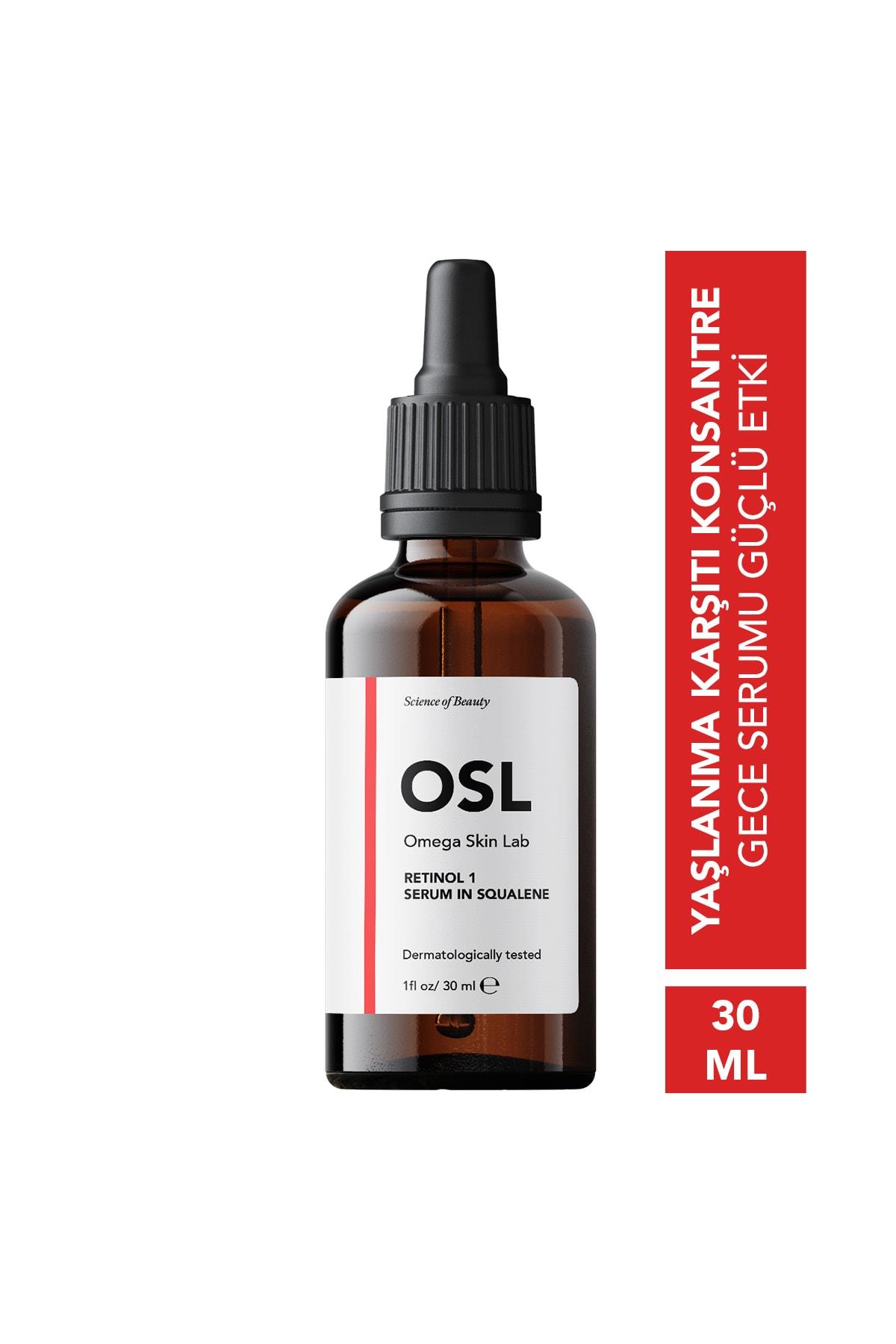 Osl Omega Skin LabCİLT BAKIM SERUMLARIOsl Omega Skin Lab Retinol 1 Serum In Squalene 30 ml