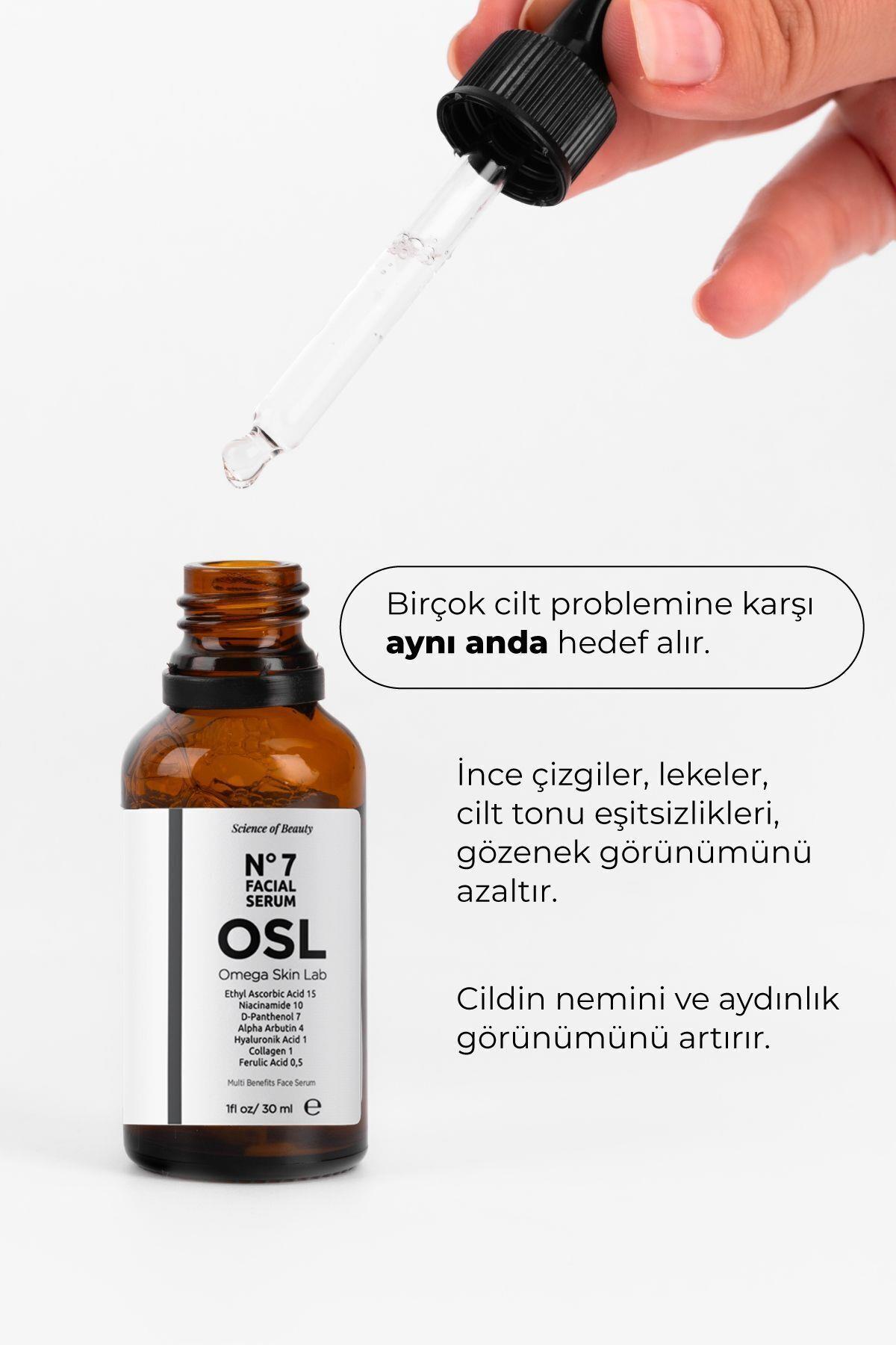 Osl Omega Skin LabCİLT BAKIM SERUMLARIOSL Omega Skin Lab No 7 Facial Serum 30 ml
