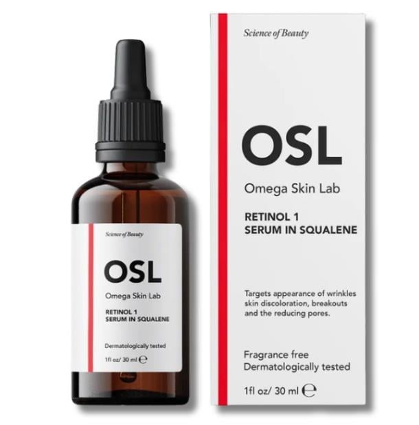 Osl Omega Skin LabCİLT BAKIM SERUMLARIOsl Omega Skin Lab Retinol 1 Serum In Squalene 30 ml