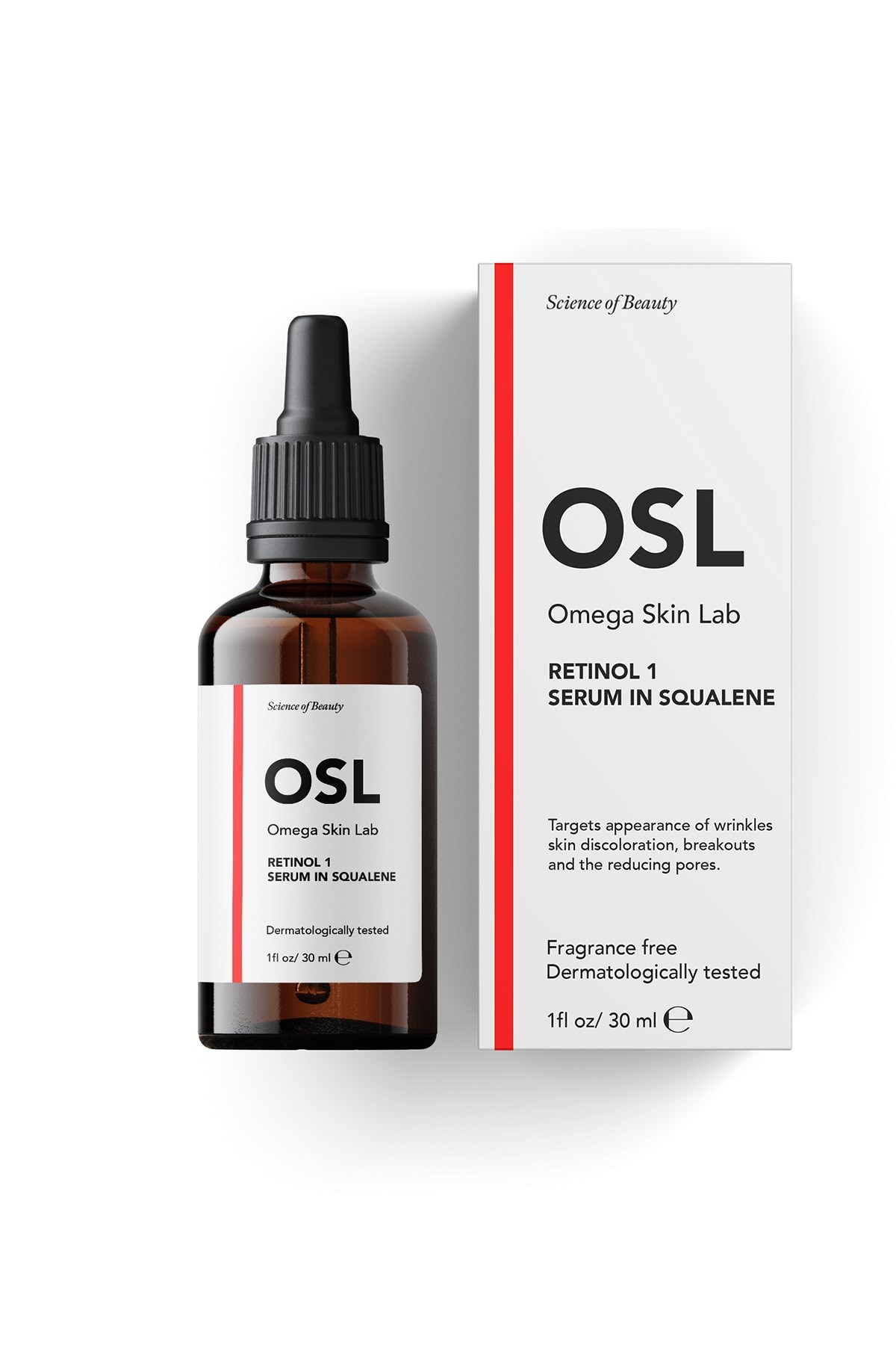 Osl Omega Skin LabCİLT BAKIM SERUMLARIOsl Omega Skin Lab Retinol 1 Serum In Squalene 30 ml