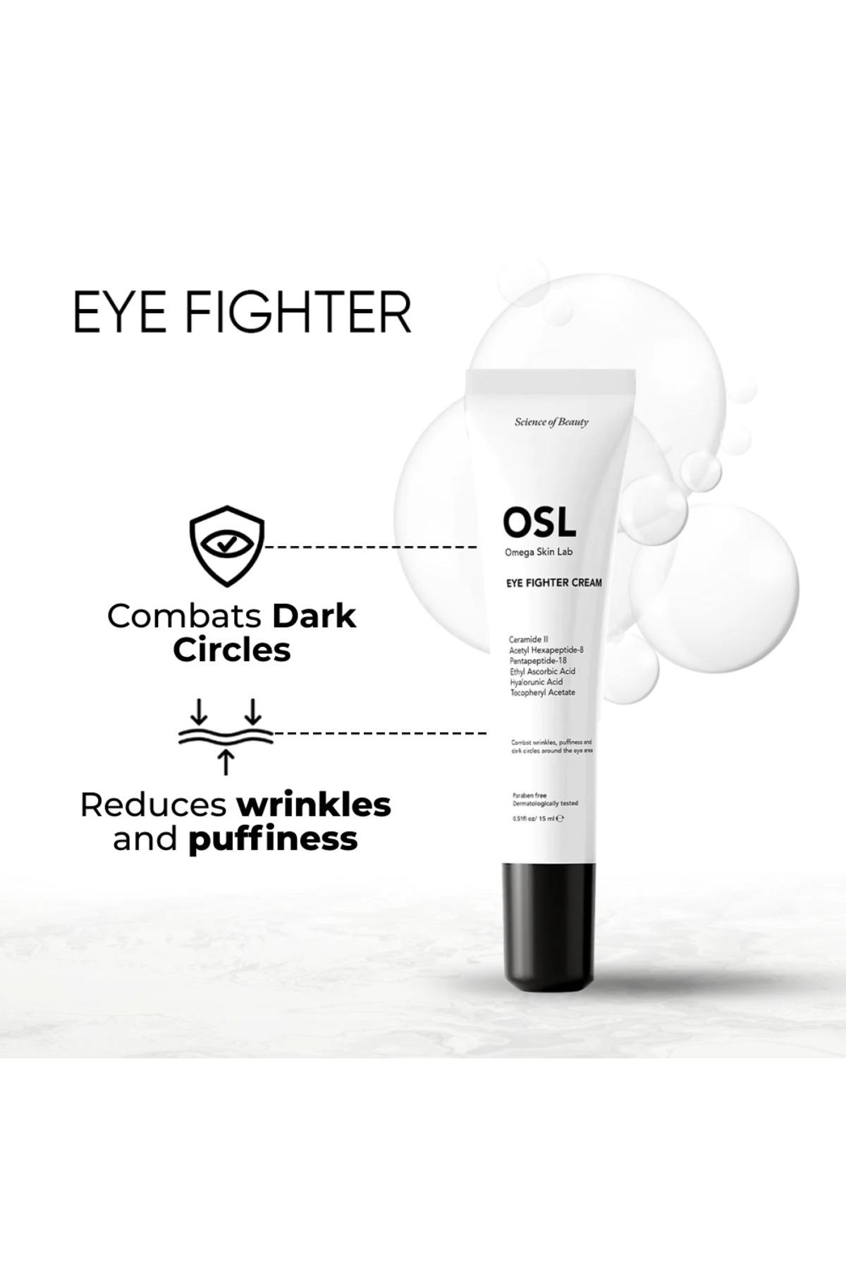 Osl Omega Skin LabGÖZ ÇEVRESİ BAKIMIOsl Omega Skin Lab Eye Fighter Cream 15 ml (Göz Çevresi Kremi)