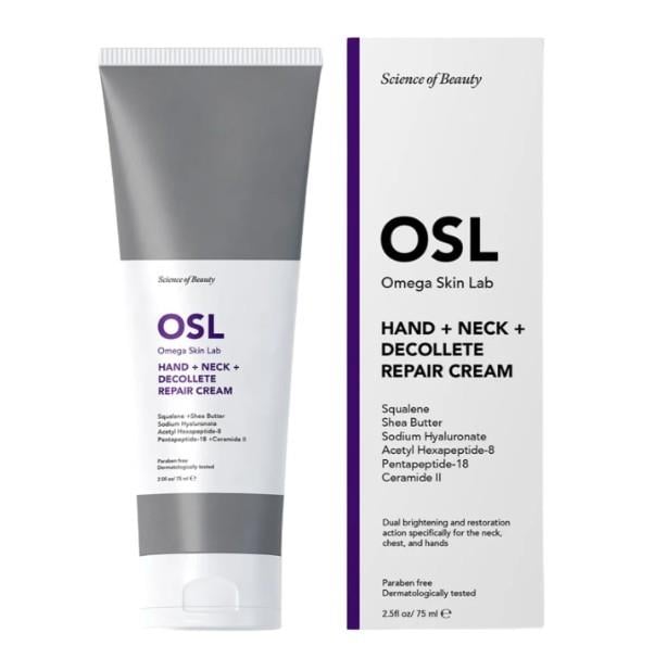 Osl Omega Skin LabNEMLENDİRİCİLEROsl Omega Skin Lab Hand + Neck + Decollete Repair Cream 75 ml