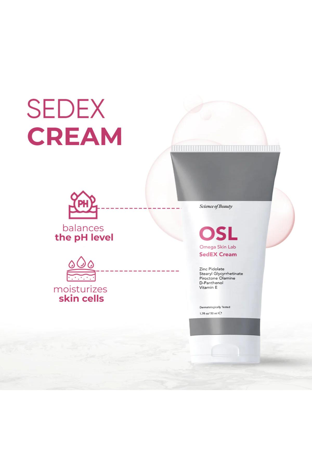 Osl Omega Skin LabVÜCUT NEMLENDİRİCİLEROsl Omega Skin Sedex Cream 50 ml