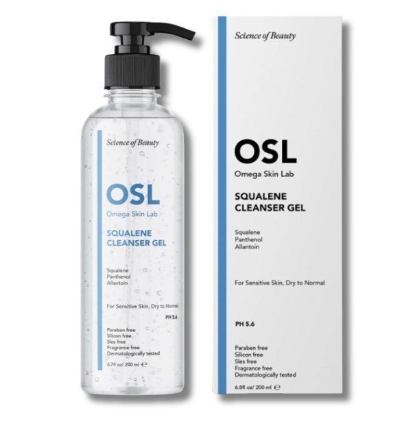 Osl Omega Skin LabYÜZ TEMİZLEYİCİLEROsl Omega Skin Lab Squalene Cleanser Gel  Makyaj ve Yüz Temizleme Jeli 200 ml