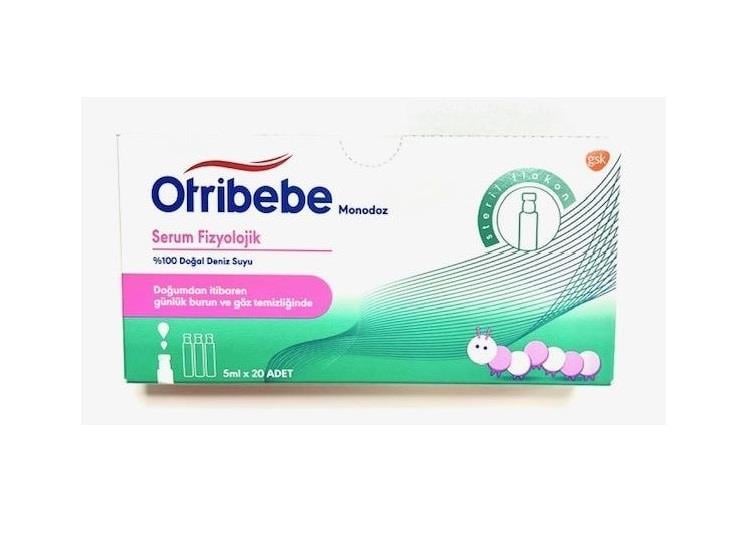 OtribebeGÖZ-KULAK BURUN BOĞAZ SAĞLIĞIOtribebe Monodoz Serum Fizyolojik Deniz Suyu 5 ml x 20 Adet