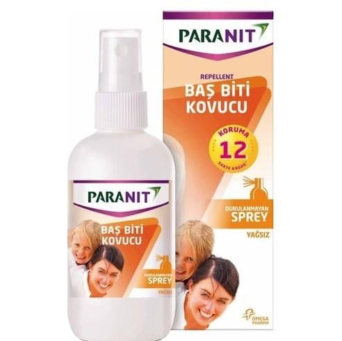 PARANITŞAMPUANLARParanit Baş Biti Kovucu Sprey 100 ml