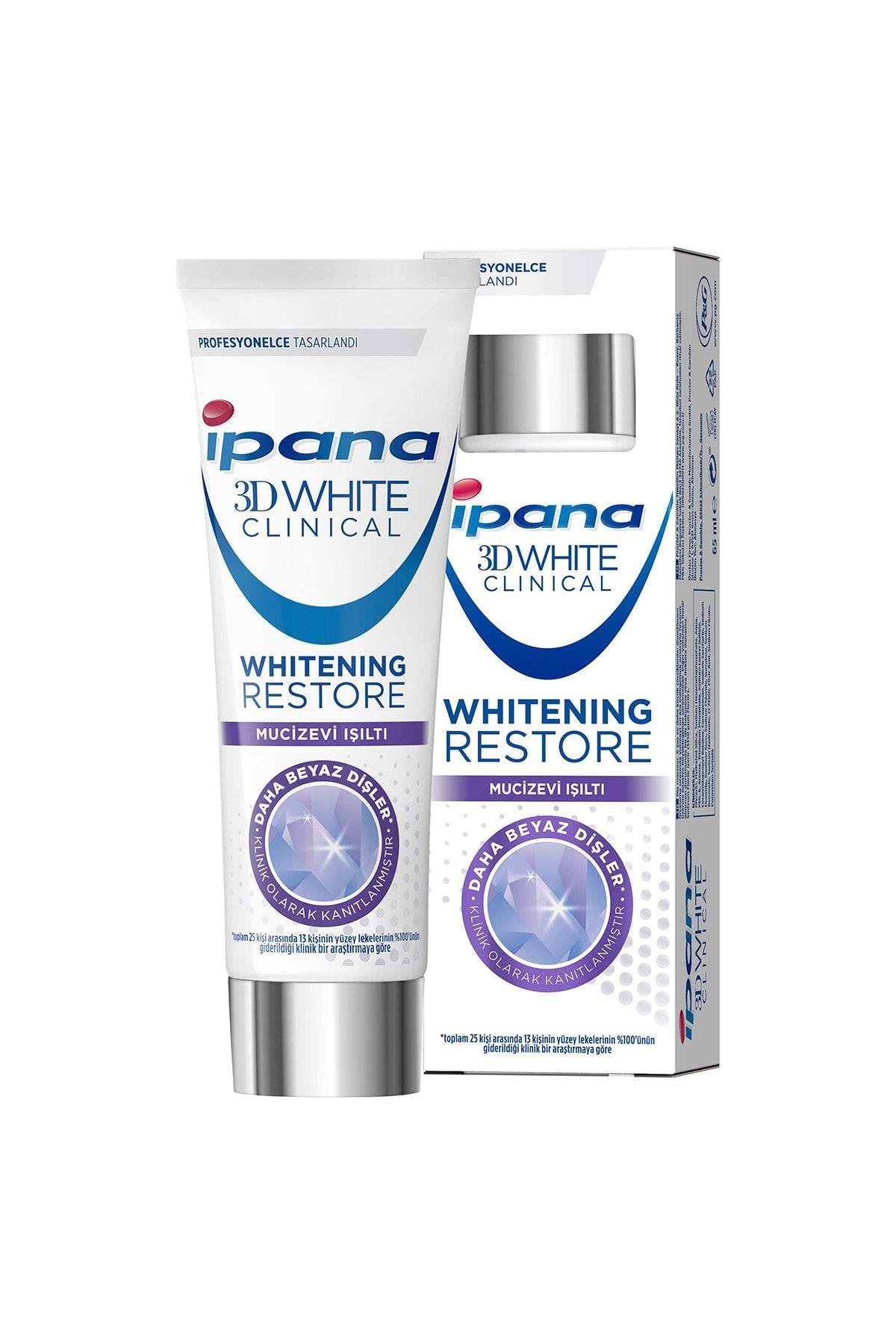 P&GDİŞ MACUNLARIİpana 3D White Clinical Mucizevi Işıltı Diş Macunu 65 ml