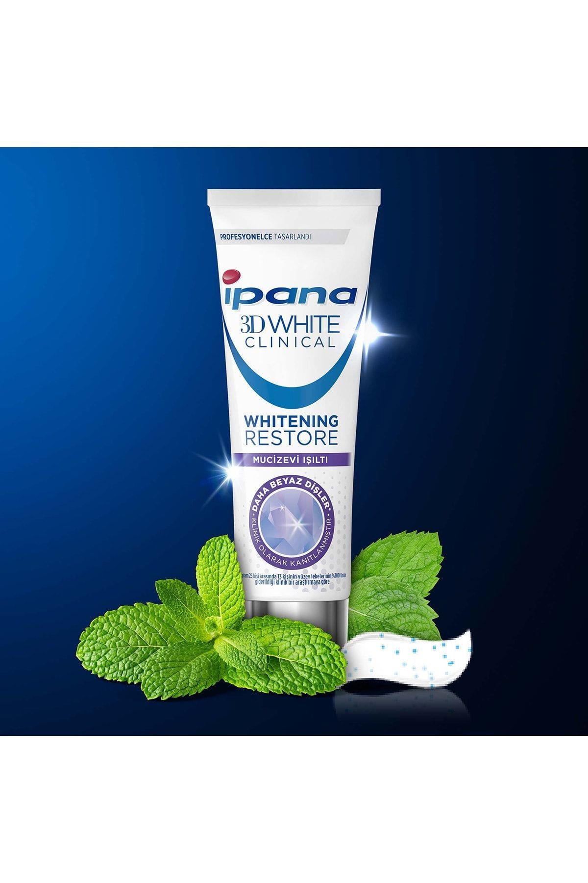 P&GDİŞ MACUNLARIİpana 3D White Clinical Mucizevi Işıltı Diş Macunu 65 ml