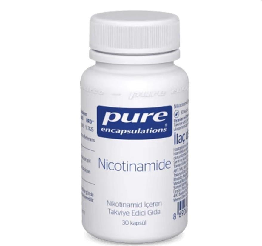 Pure Encapsulations VİTAMİN-MİNERALLERPure Encapsulations Nicotinamide 30 Kapsül