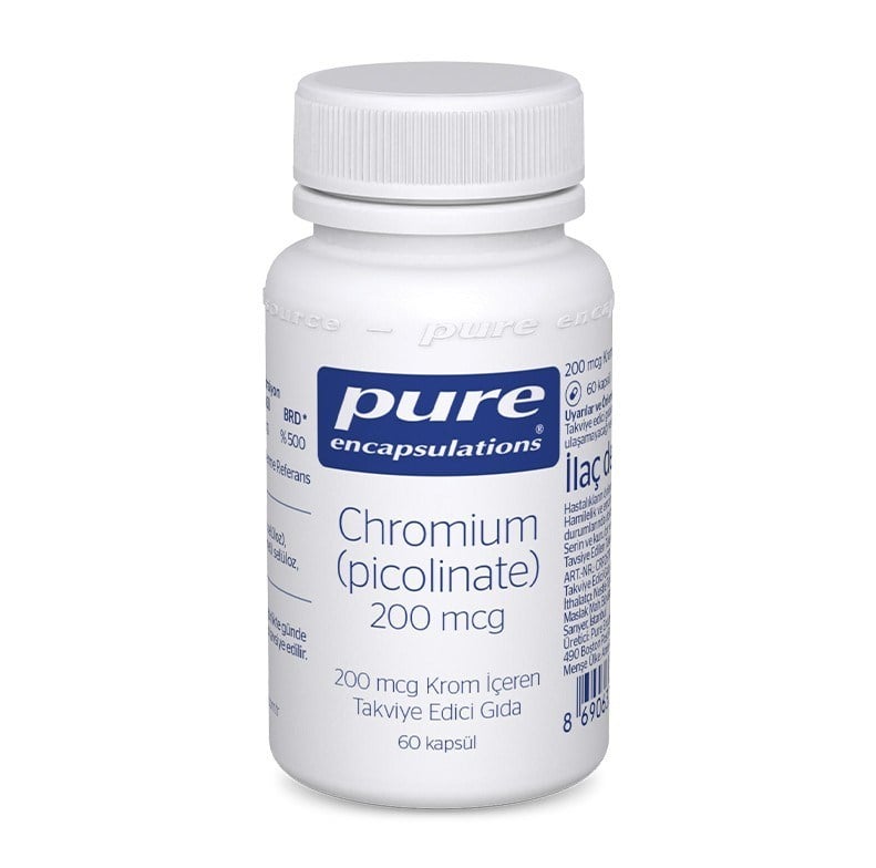 Pure EncapsulationsVİTAMİN-MİNERALLERPure Encapsulations Chromium Picolinate 200 mcg 60 Kapsül