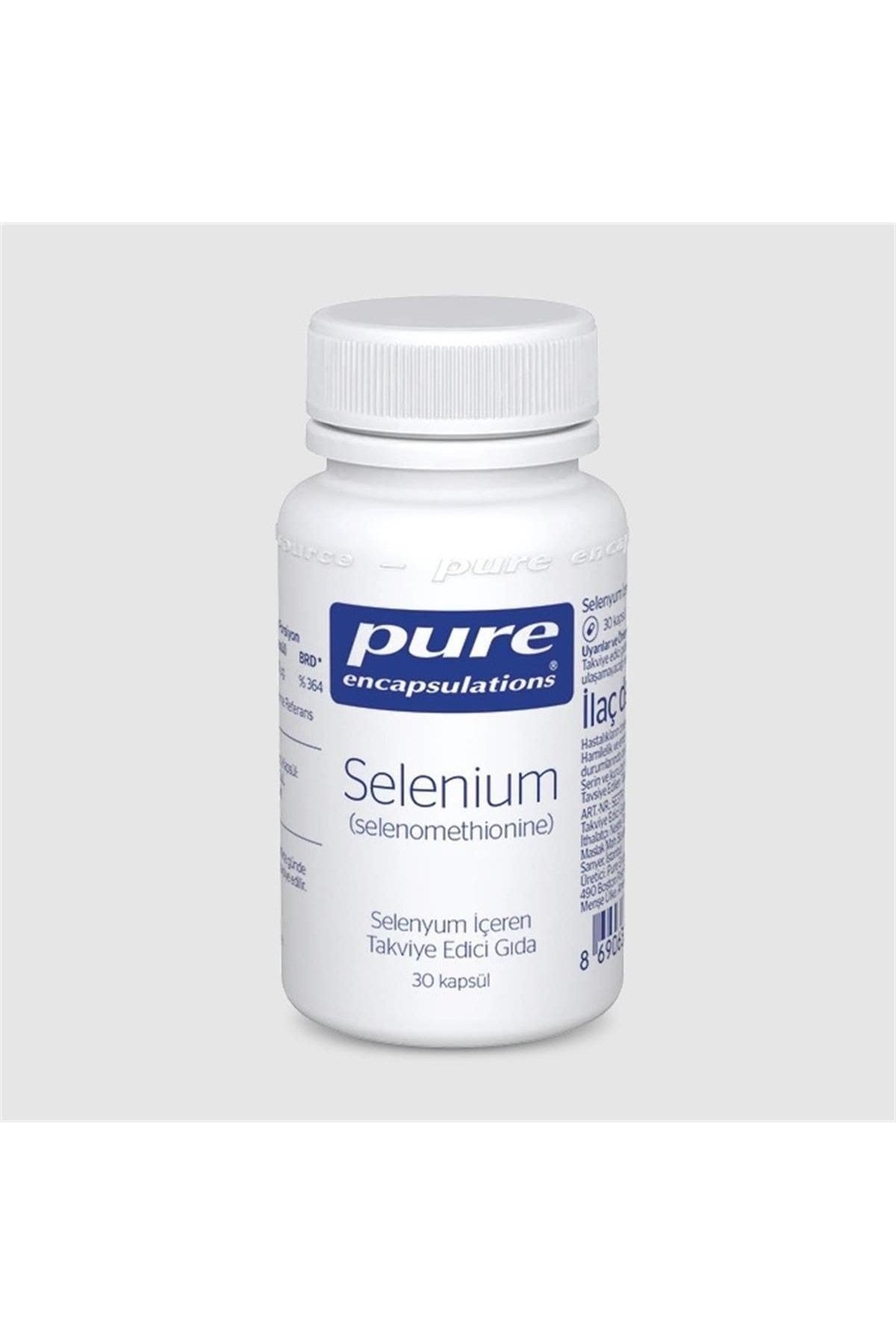 Pure EncapsulationsVİTAMİN-MİNERALLERPure Encapsulations Selenium 200 mcg 30 Kapsül