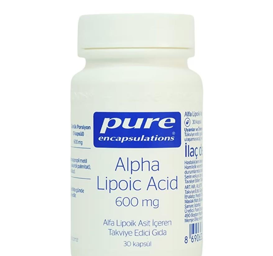 Pure EncapsulationsVİTAMİN-MİNERALLERPure Encapsulations Alpha Lipoic Acid 600 mg 30 Kapsül