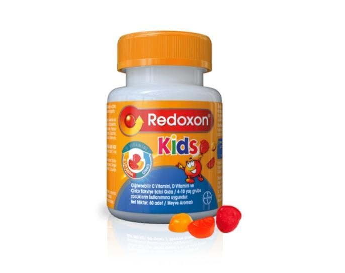 REDOXONÇOCUKLAR İÇİN BESİN TAKVİYELERİRedoxon Kids C+D+Çinko Çiğnenebilir Tablet 60 Adet
