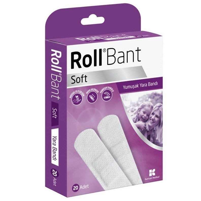 ROLLGENEL SAĞLIK ÜRÜNLERİRoll Bant Soft Yara Bandı 20'li