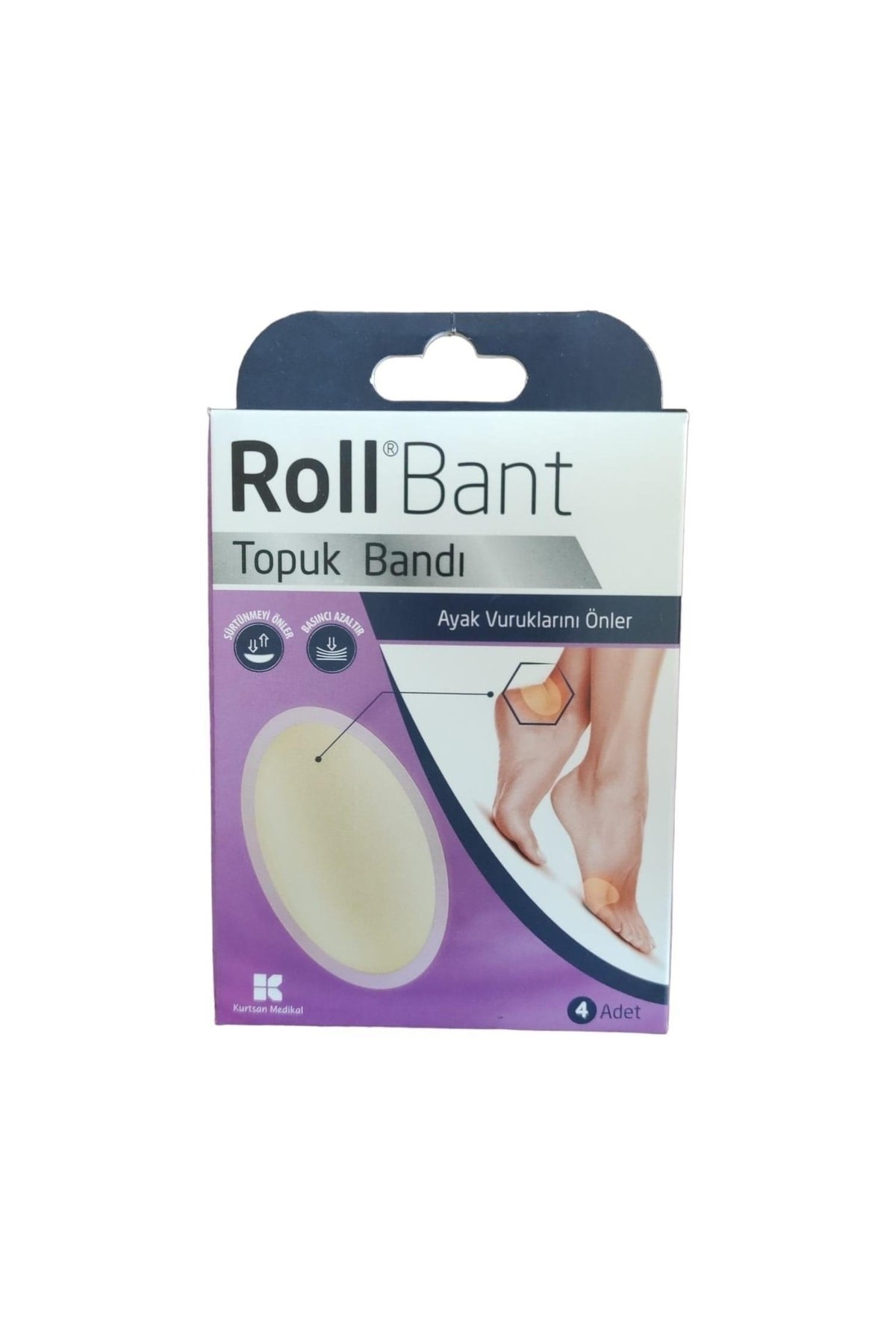 ROLLGENEL SAĞLIK ÜRÜNLERİRoll Bant Topuk Bandı 4'lü