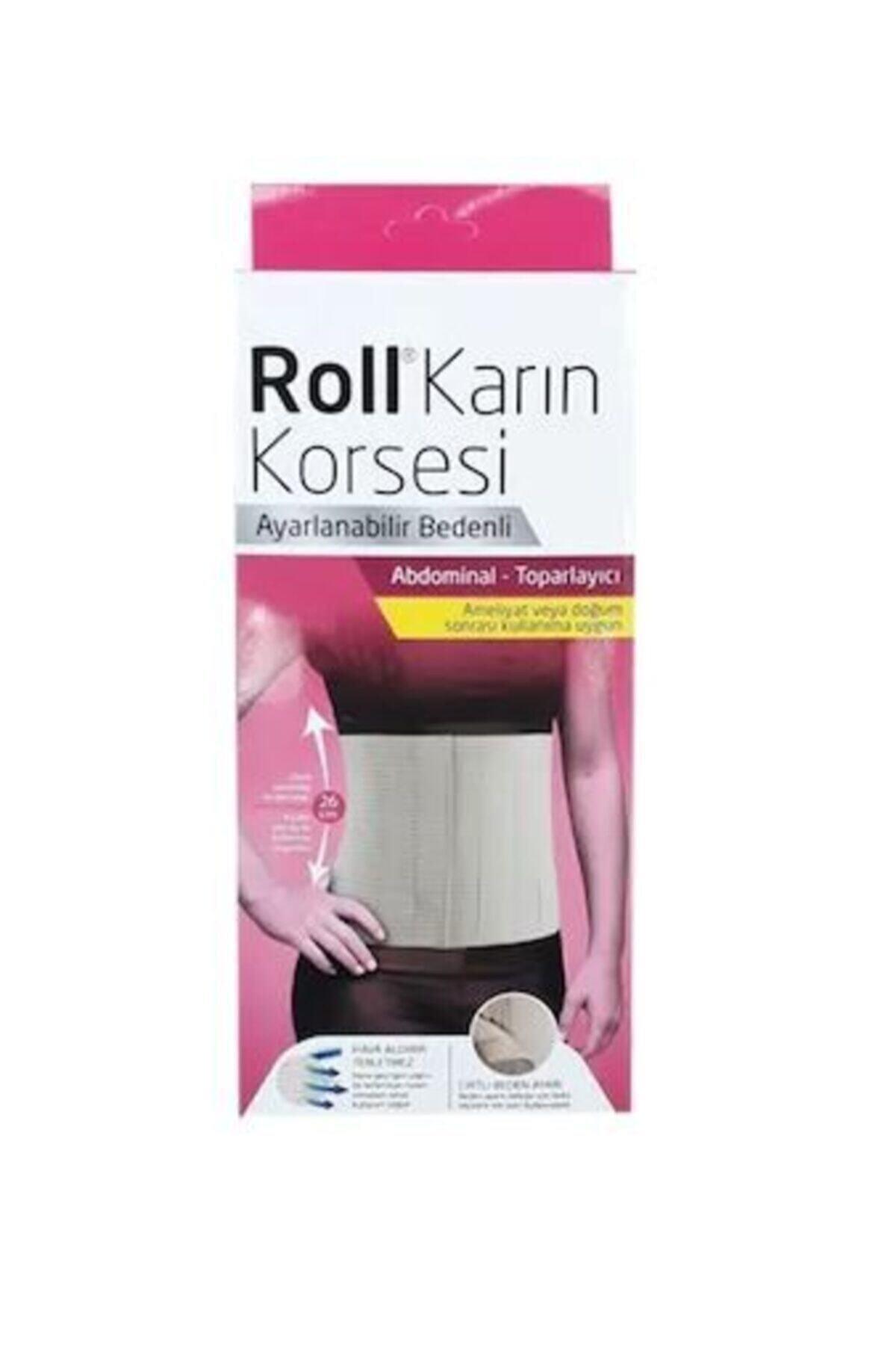 ROLLGENEL SAĞLIK ÜRÜNLERİRoll Karın Korsesi Ayarlanabilir Bedenli 26 cm